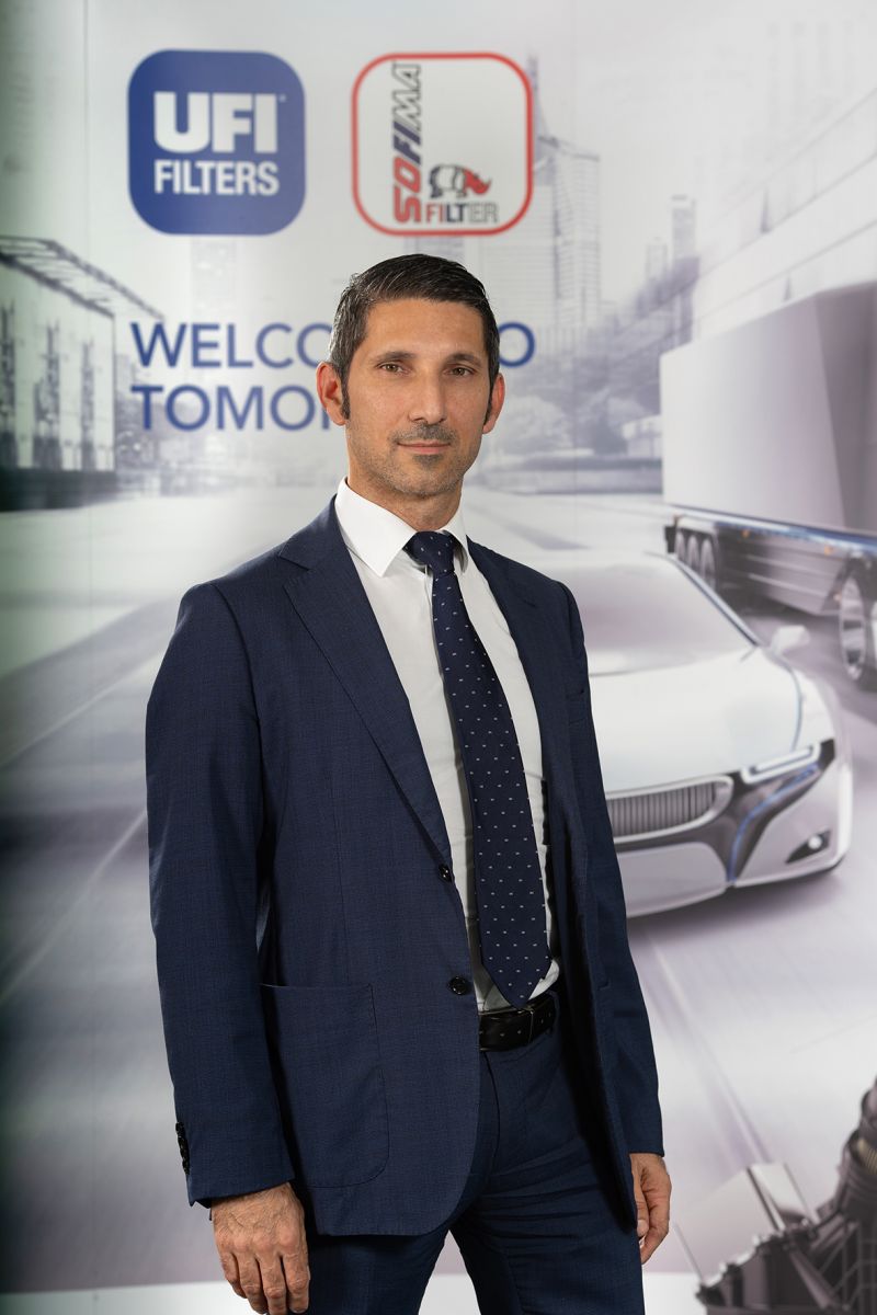 E' Onofrio Defina il nuovo capo dell’aftermarket europeo, del Middle East e dell’Afric di UFI Filters